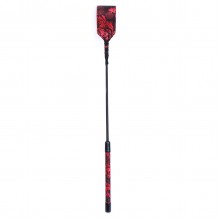 Crimson Lace Riding Crop Flogger