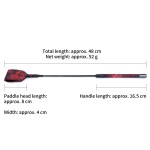 Crimson Lace Riding Crop Flogger