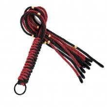 Twist & Tease Satin Rope Flogger