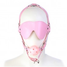 Pink Leather Head Harness Kit