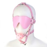 Pink Leather Head Harness Kit