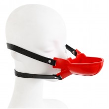 Funnel Mouth Gag with Adjustable Straps