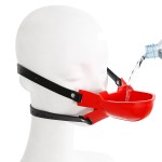 Funnel Mouth Gag with Adjustable Straps