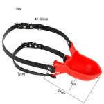 Funnel Mouth Gag with Adjustable Straps