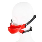 Funnel Mouth Gag with Adjustable Straps