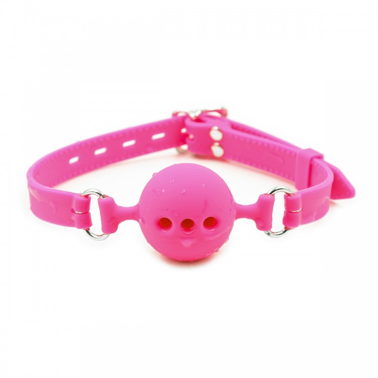 AquaSilk Ventilated Silicone Ball Gag