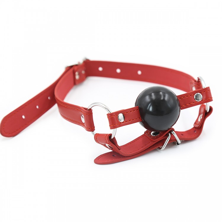 Silken Bite Ringed Ball Gag