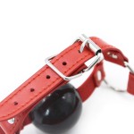 Silken Bite Ringed Ball Gag