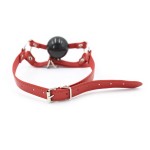 Silken Bite Ringed Ball Gag
