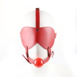 Blindfold Ball Gag Head Harness