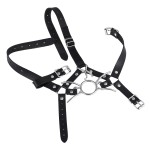 Silver Spider Leather Harness