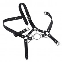Silver Spider Leather Harness