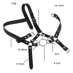 Silver Spider Leather Harness