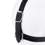 Silver Spider Leather Harness