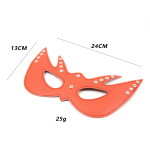 Studded Leather Cat-Eye Bondage Mask