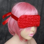 Rosette Satin Blindfold Mask