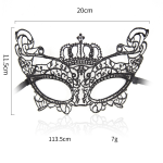 Black Lace Masquerade Eye Mask