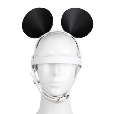 Mouse-Eared Leather Head Harness