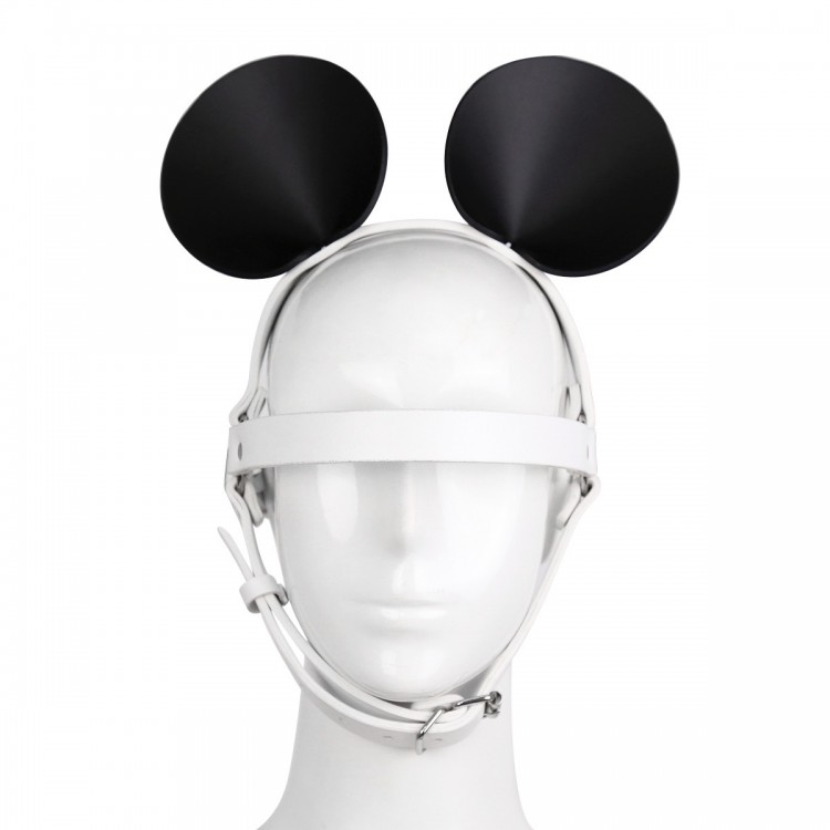 Mouse-Eared Leather Head Harness
