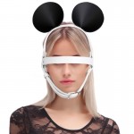 Mouse-Eared Leather Head Harness