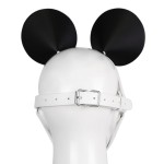 Mouse-Eared Leather Head Harness