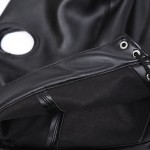 Dominant Ponytail Bondage Hood with Detachable Hair