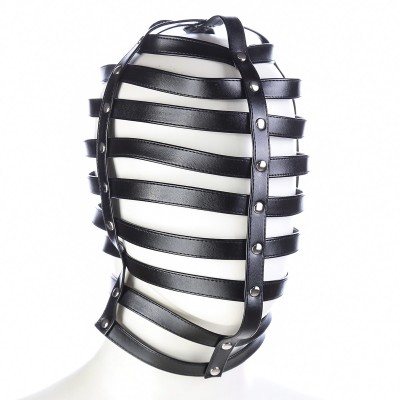 Bondage Cage Strap Hood Harness Masks