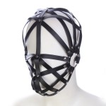 Bondage Cage Strap Hood Harness Masks