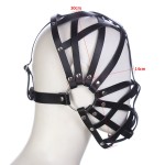 Bondage Cage Strap Hood Harness Masks