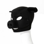 Fetish Pig Hood – Roleplay Mask with Detachable Snout