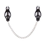 Sensual Restraint Nipple Clamps with Chain