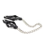Sensual Restraint Nipple Clamps with Chain