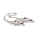 Sensual Restraint Nipple Clamps with Chain