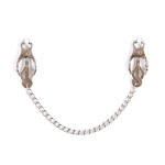 Sensual Restraint Nipple Clamps with Chain