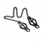 Sensual Restraint Nipple Clamps with Chain