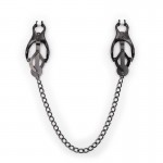 Sensual Restraint Nipple Clamps with Chain