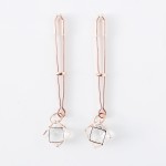 Crystal Charm Rose-Gold Nipple Clamps