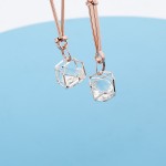 Crystal Charm Rose-Gold Nipple Clamps