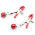 Strawberry-Infused Nipple Clamps 