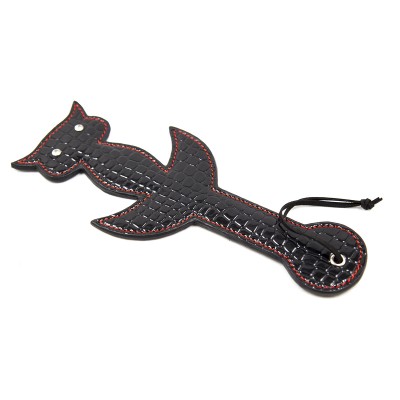 Midnight Cat Patent Bondage Paddle