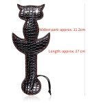 Midnight Cat Patent Bondage Paddle