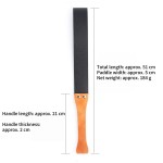 Obedience Curve Leather Bondage Paddle