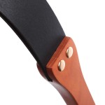Obedience Curve Leather Bondage Paddle