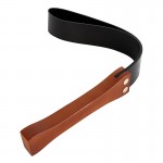 Obedience Curve Leather Bondage Paddle