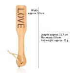 Sweet Sting Bamboo Paddle – LOVE & Heart Edition