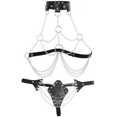 Midnight Temptress Desire Chain Bikini