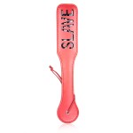 Naughty Words Print Leather Paddle