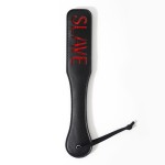 Naughty Words Print Leather Paddle