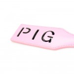 Naughty Words Print V2 Leather Paddle