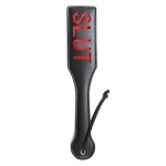 Naughty Words Print V2 Leather Paddle